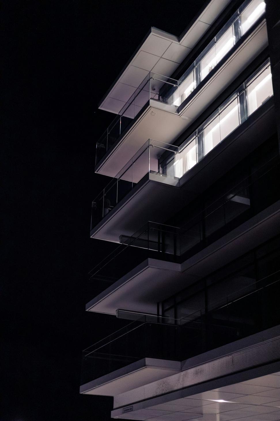 Building at night