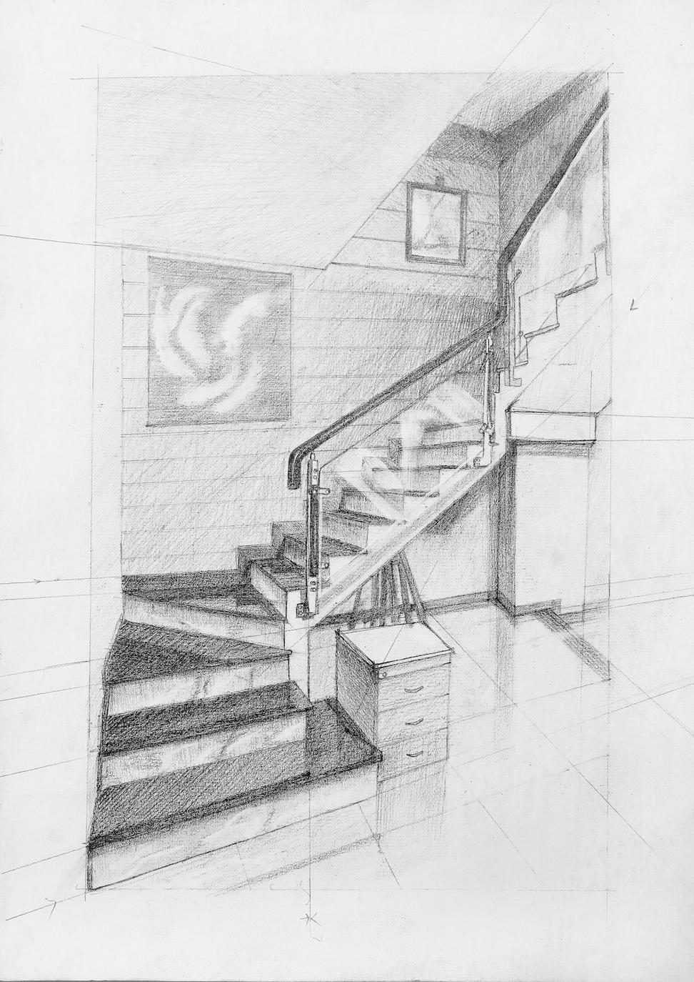 Technical section drawing